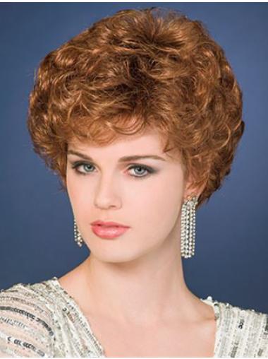 Cropped Curly Capless Layered 6" Amazing Synthetic Wigs