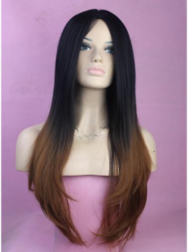 Incredible 26" Long Straight Wigs For Black Women