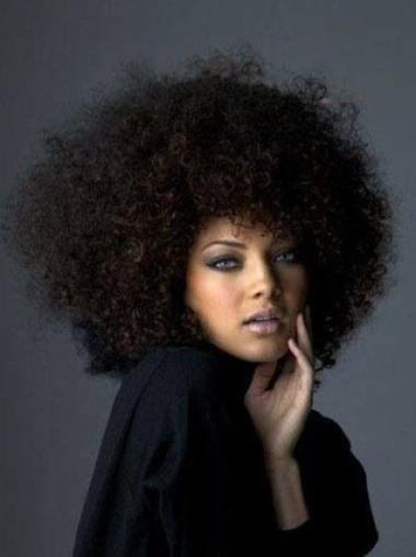 Hairstyles 14" Long Kinky Wigs For Black Women