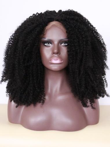 18" Black Lace Front Wigs For Black Women