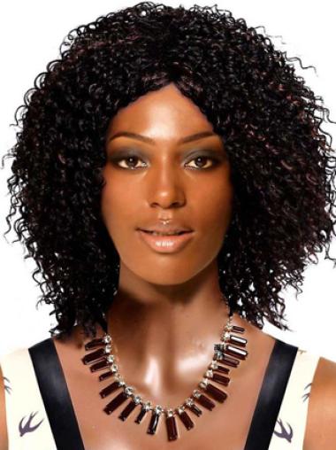 Wigs African Remy Human Lace Front Auburn Color Chin Length