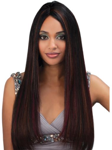 24" Auburn Lace Front Wigs For Black Women