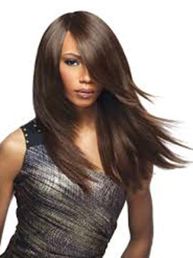 18" Brown Lace Front Wigs For Black Women