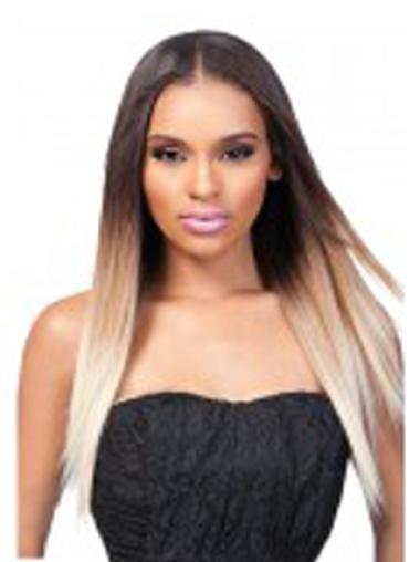 20" Ombre/2 Tone Lace Front Wigs For Black Women