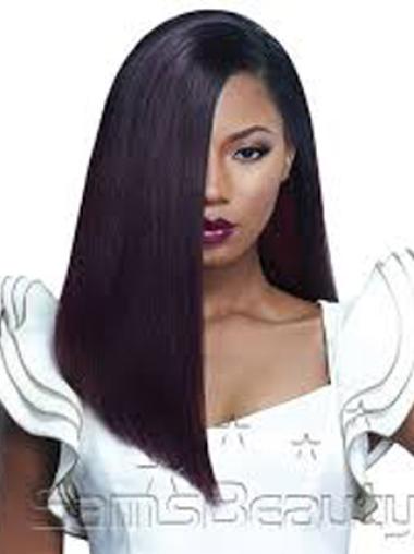 18" Auburn Lace Front Wigs For Black Women