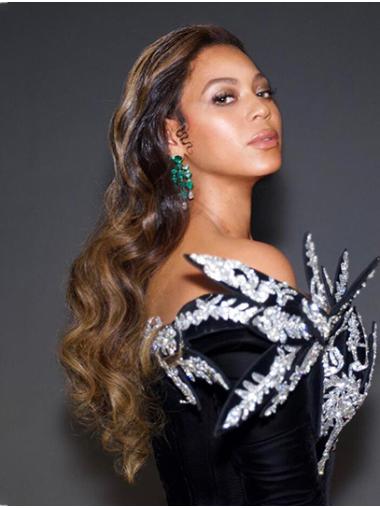 Long Lace Front 26" Ombre/2 Tone Trendy Synthetic Beyonce Wigs