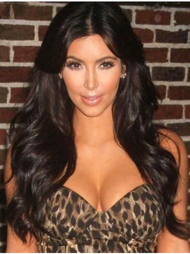 Wavy Black Long 22" Synthetic New Kim Kardashian Wigs