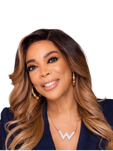 Curly Ombre/2 Tone Long 18" Synthetic Exquisite Wendy Williams Wigs