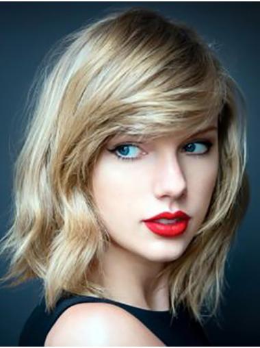 12" Bobs Straight Chin Length Blonde Exquisite Taylor Swift Wigs