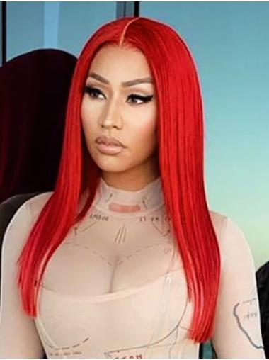 16" Without Bangs Straight Long Red New Nicki Minaj Wigs