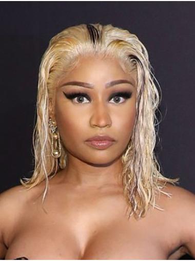 14" Without Bangs Wavy Shoulder Length Ombre/2 Tone Suitable Nicki Minaj Wigs