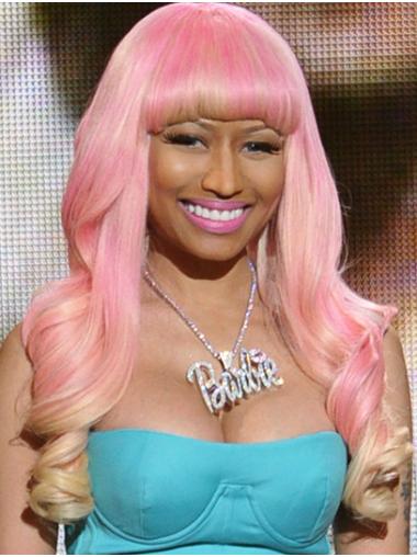 Discount Long Lace Front Synthetic With Bangs Nicki Minaj Wigs