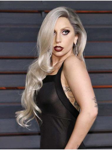 New Long Lace Front Synthetic Without Bangs Lady Gaga Wigs