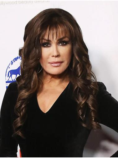 Long For Women Curly Lace Front 22" Synthetic Marie Osmond Wigs