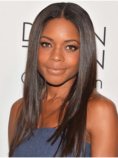 Brown Straight 16" Lace Front Without Bangs Long New Naomi Harris Wigs