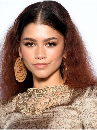 Without Bangs Long Lace Front 16" Ombre/2 Tone Flexibility Zendaya Wigs
