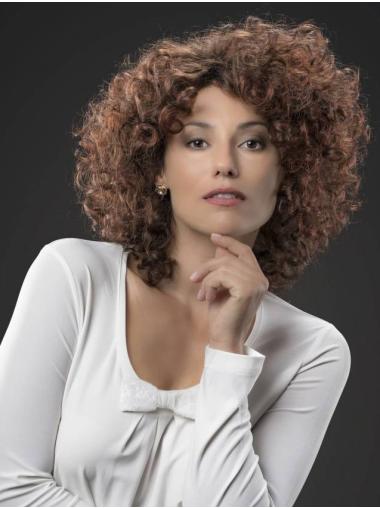 Synthetic Curly 14" Without Bangs Lace Front Wigs Ladies