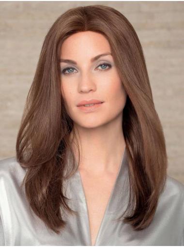 Without Bangs Remy Human Hair 100% Hand-Tied Straight Amazing Long Wigs