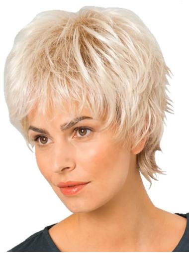 Boycuts Monofilament 8" Straight High Quality Synthetic Wigs