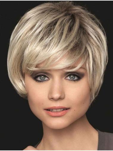Bobs 100% Hand-Tied 8" Straight Best Synthetic Wigs