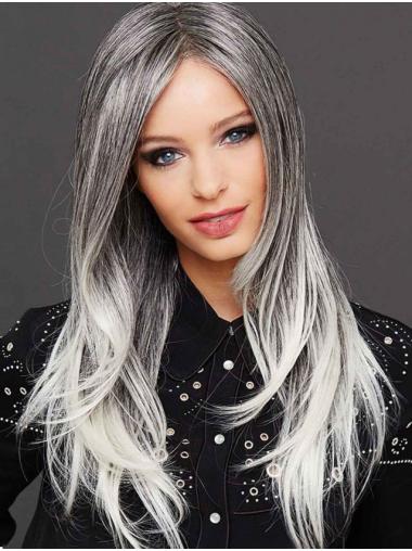 Synthetic Ombre/2 Tone Layered 22" Popular Monofilament Wigs