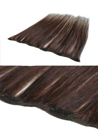 Discount Auburn Straight Remy Human Hair Clip In Hair Extensions
