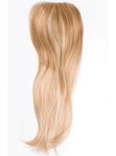 Cheapest Blonde Straight Remy Human Hair Clip In Hairpieces