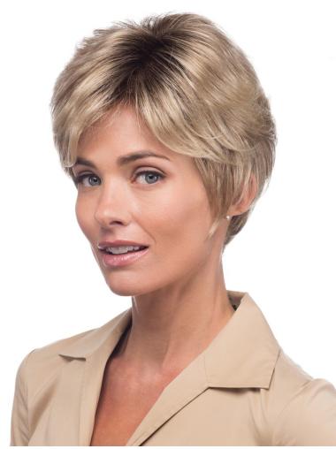 Short Wavy Lace Front Layered 8" Fashion Synthetic Wigs