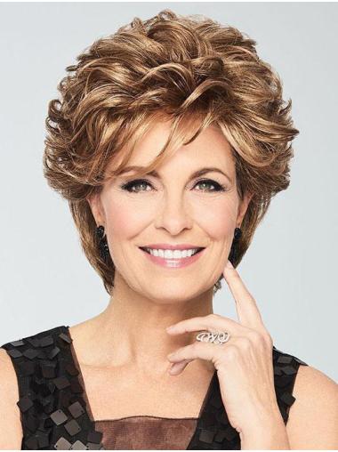 Short Comfortable Synthetic Lace Front Curly Classis Wigs