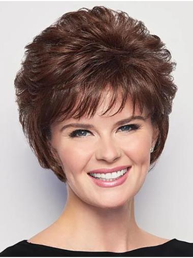 Curly Capless 6" Brown Best Classic Wig