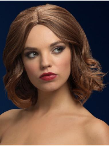 Lace Front Wavy Bobs Brown All Synthetic Wigs