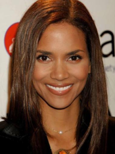 Full Lace Straight Layered Long Online 14" Halle Berry Wigs