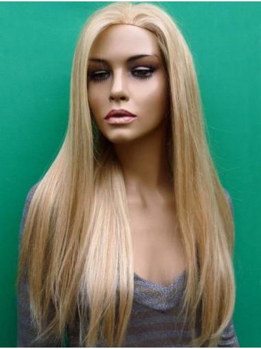 22" Straight Full Lace Remy Human Hair Fashion Long Hair Wigs