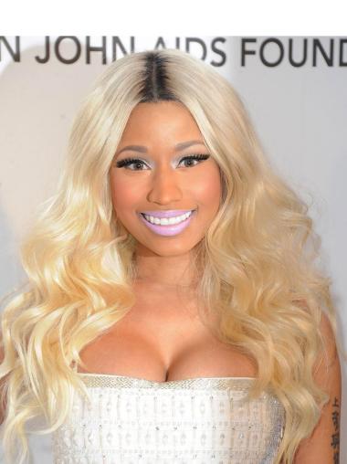 Does Nicki Minaj Wear A Wig 22 Blonde Wavy Without Bangs Long