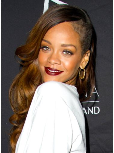 Brazilian 26" Brown Long Wavy Capless Rihanna Hair