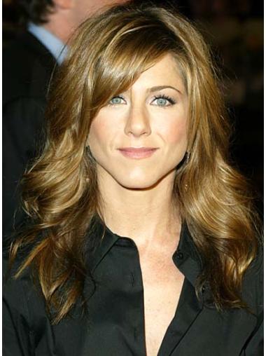 Long Wavy With Bangs Capless Blonde Natural 20" Jennifer Aniston Wigs