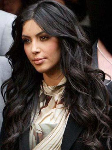Black Wavy Lace Front Style 20" Kim Kardashian Wigs