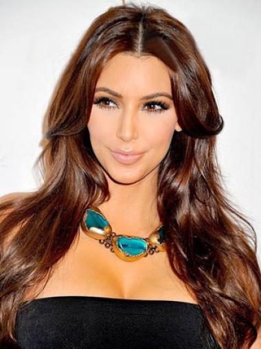 Auburn Straight Lace Front Discount 20" Kim Kardashian Wigs