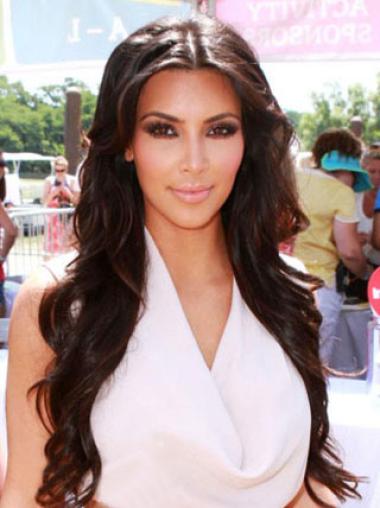 Auburn Wavy Lace Front Fashion 24" Kim Kardashian Wigs
