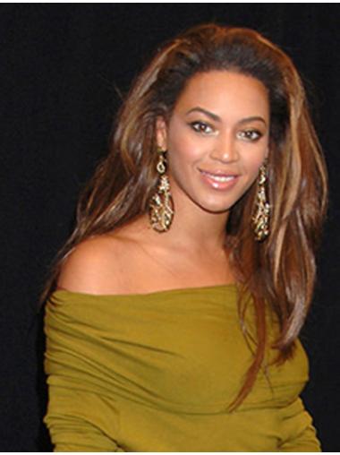 Long Wavy Without Bangs Capless 16" No-Fuss Beyonce Wigs