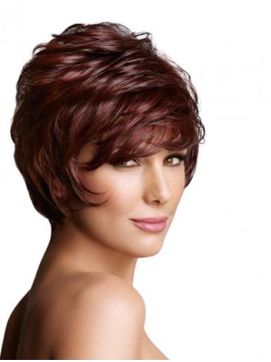 Monofilament Wavy Layered Short 7" Exquisite Wigs