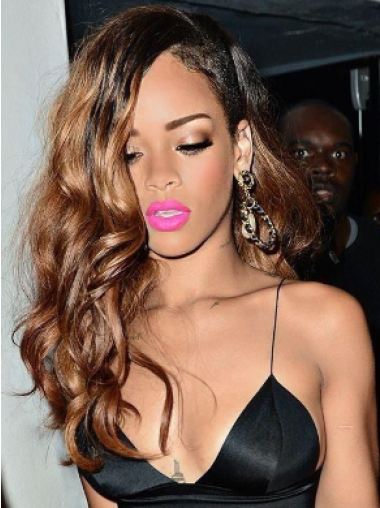 Ombre/2 Tone Wavy Layered Lace Front 22" Modern Rihanna Wigs