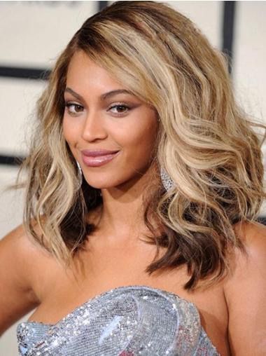 Shoulder Length Wavy Layered Lace Front 14" Fabulous Beyonce Wigs