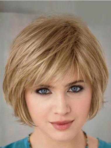 Short Layered Bob Hairstyles Blonde Color Bobs Cut Straight Style