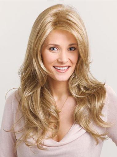 Incredible Blonde Wavy Layered Capless Long Wigs