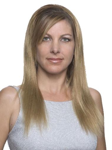 Straight 100% Hand-tied Blonde New Long Wigs