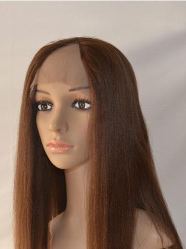 20" Lace Front Straight Auburn Exquisite U Part Wigs For Sale