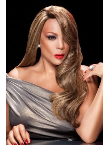 Without Bangs Wavy Blonde 24" Flexibility Wendy Williams Wigs