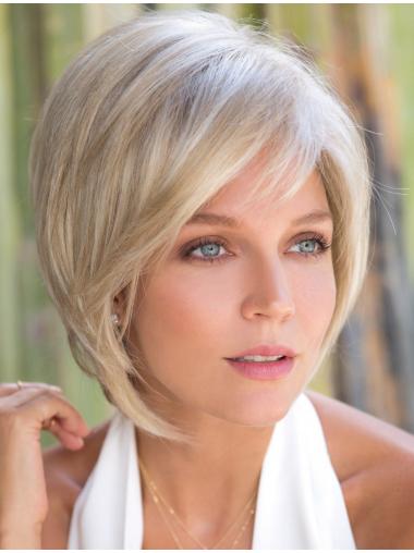 Blonde Monofilament Synthetic 10" Bob Style Wig