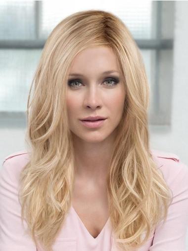 Layered Blonde Wavy 18" Long Synthetic Hair Wig
